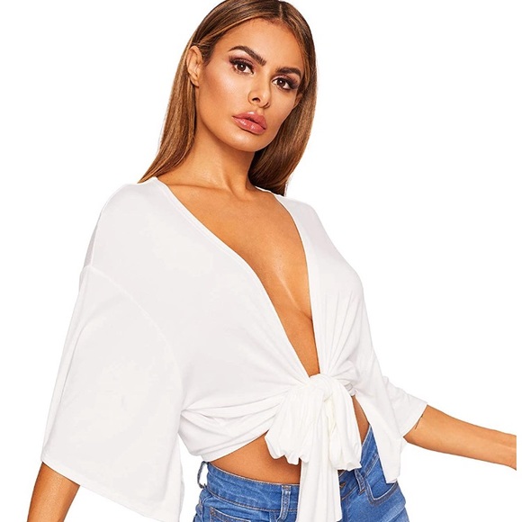 Tie Many Ways Crop Top - Picture 4 of 7